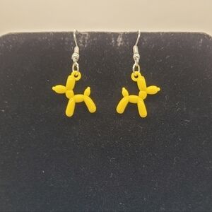 Enamel Cartoon Balloon Dog Earrings​​​